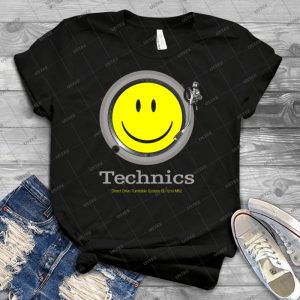 Technics - Smiley 15 - Trending Shirt For Women Vintage Retro Tee For Men Kid's T-Shirt Handmade Shirt