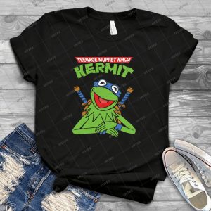 Teenage Muppet Ninja Kermit 19 - Best Unisex Trending Handmade T-shirt Gift Idea For Men T-shirt For Woman