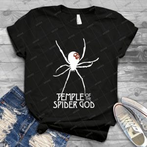 Temple Of The Spider God - White Spider - 70 - Gift Idea Shirt For Men Tee For Women Classic Retro Vintage Graphic T-Shirt