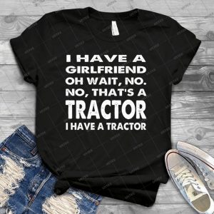 Tengo Una Novia Oh Espere, No- No, Eso Es Un Tractor Tengo Un Tractor - Vintage Men's Shirt Tshirt For Women Classic Handmade Shirt Retro Graphic Tee