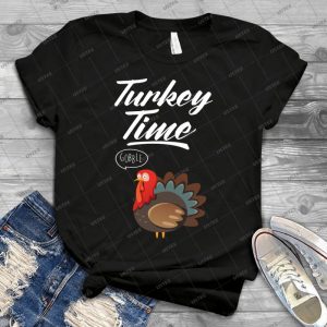 Thanksgiving Turkey Time - Gift Idea Shirt For Men Tee For Women Classic Retro Vintage Graphic T-Shirt