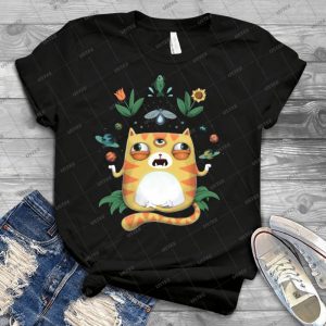 The All Knowing Cat - Best Unisex Trending Handmade T-shirt Gift Idea For Men T-shirt For Woman