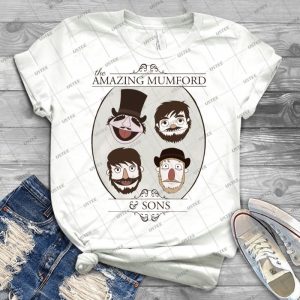 The Amazing Mumford And Sons 63 - Vintage Men's Shirt Tshirt For Women Classic Handmade Shirt Retro Graphic Tee