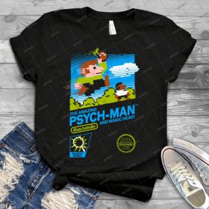 The Amazing Psych-Man - Y Magic Head - 23 - Trending Shirt For Women Vintage Retro Tee For Men Kid's T-Shirt Handmade Shirt