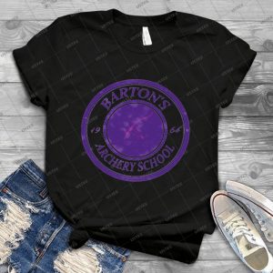 The Barton School Of Archery - Vintage Men's Shirt Tshirt For Women Classic Handmade Shirt Retro Graphic Tee