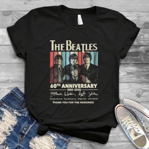 The Beatles Happy 60th Anniversary Classic Vintage Style Handmade Shirt Handmade Shirt_60