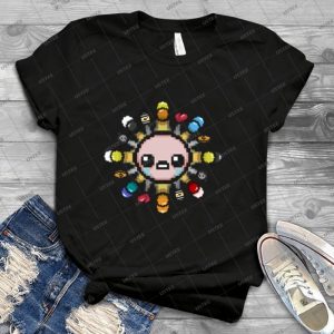 The Binding Of Isaac 12 - Trending Shirt For Women Vintage Retro Tee For Men Kid's T-Shirt Handmade Shirt