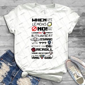 The Binding Of Isaac When Life Gives You Lemons 36 - Trending Shirt For Women Vintage Retro Tee For Men Kid's T-Shirt Handmade Shirt