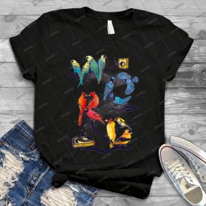The Bird Is The Word 38 - Vintage Men's Shirt Tshirt For Women Classic Handmade Shirt Retro Graphic Tee