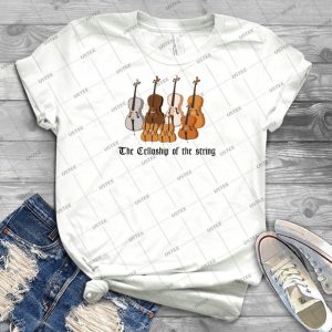 The Celloship Of The String - Vintage Men's Shirt Tshirt For Women Classic Handmade Shirt Retro Graphic Tee