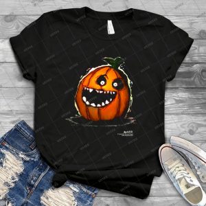 The Evil Pumpkin 58 - Vintage Men's Shirt Tshirt For Women Classic Handmade Shirt Retro Graphic Tee