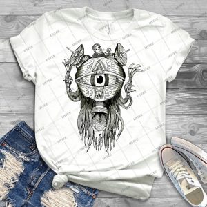 The Eye T-Shirt 47 - Vintage Men's Shirt Tshirt For Women Classic Handmade Shirt Retro Graphic Tee