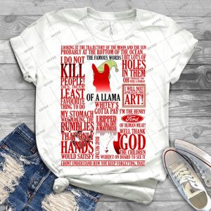 The Famous Words Of A Llama - Best Unisex Trending Handmade T-shirt Gift Idea For Men T-shirt For Woman