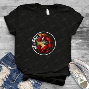 The Flying Hellfish - Best Unisex Trending Handmade T-shirt Gift Idea For Men T-shirt For Woman