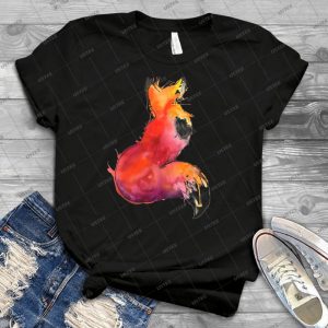 The Fox T Shirt 46 - Vintage Men's Shirt Tshirt For Women Classic Handmade Shirt Retro Graphic Tee