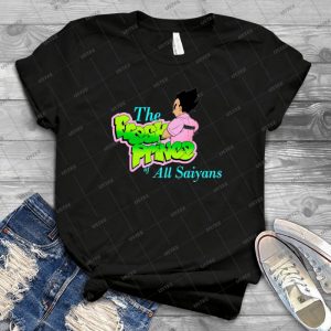 The Fresh Prince Of All Saiyans  26 - Vintage Men's Shirt Tshirt For Women Classic Handmade Shirt Retro Graphic Tee