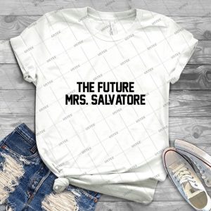 The Future Mrs- Salvatore - Vintage Men's Shirt Tshirt For Women Classic Handmade Shirt Retro Graphic Tee