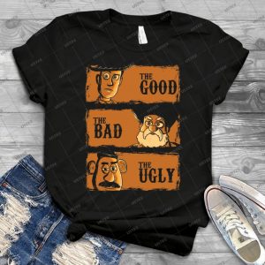 The Good The Bad The Potato 47 - Vintage Men's Shirt Tshirt For Women Classic Handmade Shirt Retro Graphic Tee