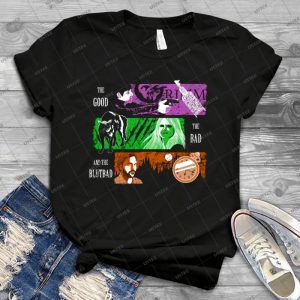 The Good, The Bad, And The Blutbad 10 - Vintage Men's Shirt Tshirt For Women Classic Handmade Shirt Retro Graphic Tee