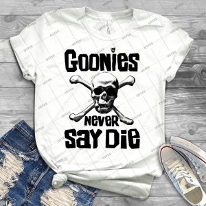 The Goonies - Goonies Never Say Die T Shirt 21 - Vintage Men's Shirt Tshirt For Women Classic Handmade Shirt Retro Graphic Tee