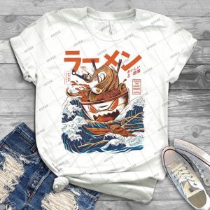 The Great Ramen Off Kanagawa 25 - Trending Shirt For Women Vintage Retro Tee For Men Kid's T-Shirt Handmade Shirt