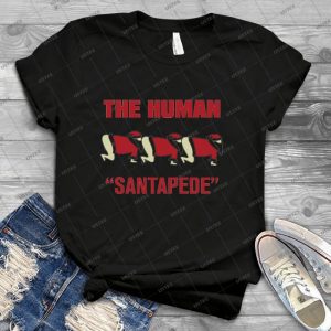 The Human Santapede - Vintage Men's Shirt Tshirt For Women Classic Handmade Shirt Retro Graphic Tee