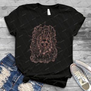 The Idiot Sun 67 - Vintage Men's Shirt Tshirt For Women Classic Handmade Shirt Retro Graphic Tee