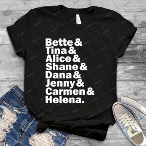 The L Word-Names - White - - Best Unisex Trending Handmade T-shirt Gift Idea For Men T-shirt For Woman