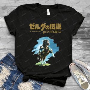 The Legend Of Zelda- Breath Of The Wild 38 - Gift Idea Shirt For Men Tee For Women Classic Retro Vintage Graphic T-Shirt