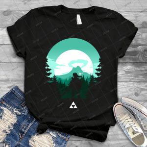 The Legend Of Zelda - Green - 20 - Gift Idea Shirt For Men Tee For Women Classic Retro Vintage Graphic T-Shirt
