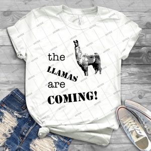 The Llamas Are Coming - Best Unisex Trending Handmade T-shirt Gift Idea For Men T-shirt For Woman