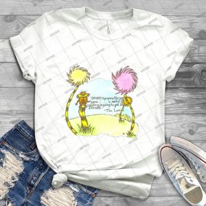 The Lorax Watercolor Quote 20 - Gift Idea Shirt For Men Tee For Women Classic Retro Vintage Graphic T-Shirt