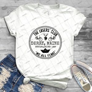 The Losers Club Emblem-Black Text - Best Unisex Trending Handmade T-shirt Gift Idea For Men T-shirt For Woman