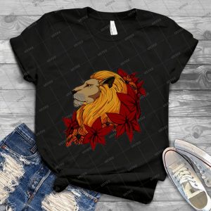 The Loyal Lion 66 - Vintage Men's Shirt Tshirt For Women Classic Handmade Shirt Retro Graphic Tee