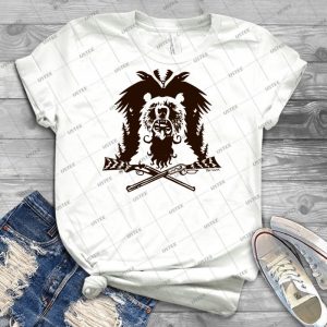The Mad Trapper  52 - Vintage Men's Shirt Tshirt For Women Classic Handmade Shirt Retro Graphic Tee