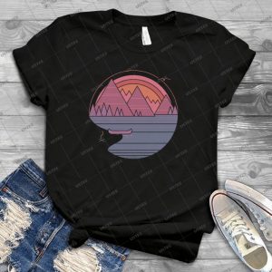 The Mountains Are Calling - Vintage Men's Shirt Tshirt For Women Classic Handmade Shirt Retro Graphic Tee