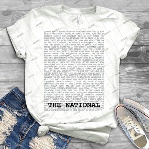 The National Typography - Vintage Men's Shirt Tshirt For Women Classic Handmade Shirt Retro Graphic Tee