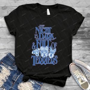 The Night Is Dark And Full Of Terriers - Vintage Men's Shirt Tshirt For Women Classic Handmade Shirt Retro Graphic Tee