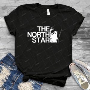 The North Star 5 - Vintage Men's Shirt Tshirt For Women Classic Handmade Shirt Retro Graphic Tee