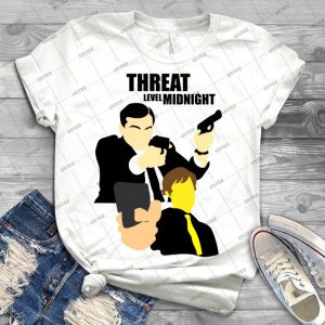 The Office-Threat Level Midnight - Best Unisex Trending Handmade T-shirt Gift Idea For Men T-shirt For Woman