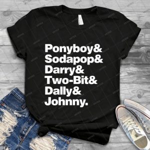 The Outsiders 76 - Vintage Men's Shirt Tshirt For Women Classic Handmade Shirt Retro Graphic Tee