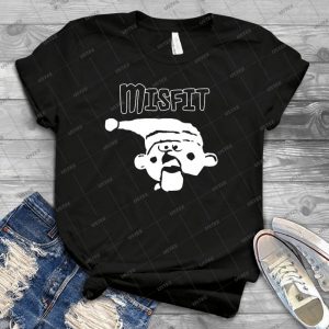 The Real Misfit-Rudolph - Vintage Men's Shirt Tshirt For Women Classic Handmade Shirt Retro Graphic Tee