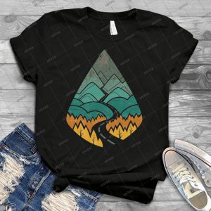 The Road Goes Ever On- Autumn 84 - Vintage Men's Shirt Tshirt For Women Classic Handmade Shirt Retro Graphic Tee