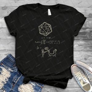The Science Of 20 Sided Dice- - Gift Idea Shirt For Men Tee For Women Classic Retro Vintage Graphic T-Shirt