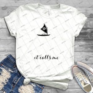 The Sea It Calls Me By Last Petal Tees - Gift Idea Shirt For Men Tee For Women Classic Retro Vintage Graphic T-Shirt