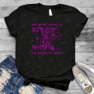 The Sisters Of Mercy - The Worlds End - The Reptile House Ep 93 - Vintage Men's Shirt Tshirt For Women Classic Handmade Shirt Retro Graphic Tee