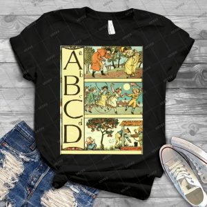 The Sleeping Beauty Picture Book Plate - The Baby S Own Alphabet - Aa Bb Cc Dd 35 - Best Unisex Trending Handmade T-shirt Gift Idea For Men T-shirt For Woman