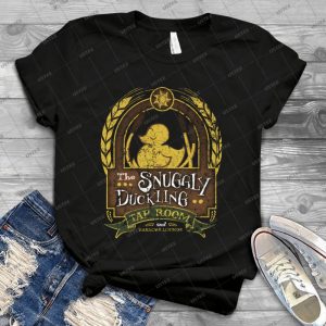 The Snuggly Duckling Tap Room 27 - Vintage Men's Shirt Tshirt For Women Classic Handmade Shirt Retro Graphic Tee