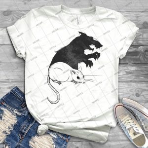 The Strange Case Of Dr- Mouse And Mr- Rat 38 - Vintage Men's Shirt Tshirt For Women Classic Handmade Shirt Retro Graphic Tee