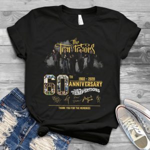 The Temptations 60th Anniversary 1960-2020 Thank You For The Memories Signatures Handmade Shirt_66